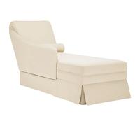 vidaXL Fauteuil long - Rose lin