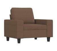 vidaXL Fauteuil Marron 60 cm Tissu
