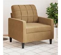 vidaXL Fauteuil Velours 4007611 Marron 60 cm G