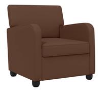vidaXL Fauteuil Marron Simili Cuir