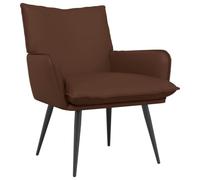 vidaXL Fauteuil Marron Simili Cuir