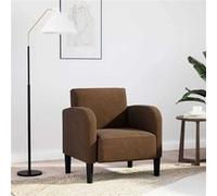 vidaXL Chaise de canapé 54 cm similicuir marron avec accoudoirs