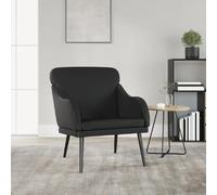vidaXL Fauteuil Noir 63x76x80 cm Similicuir
