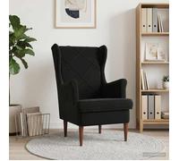 vidaXL fauteuil Noir Velours 42029901