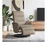 Vidaxl Fauteuil Inclinable Avec Repose-Pieds Cappuccino Similicuir