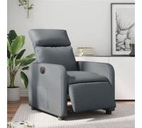 vidaXL Fauteuil inclinable électrique - Gris