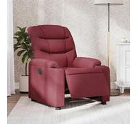 vidaXL Fauteuil électrique Bordeaux