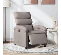 vidaXL Fauteuil inclinable électrique 3203962 - Tissu taupe - Pour personnes âgées
