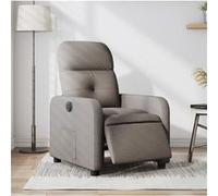 vidaXL Fauteuil inclinable électrique - Taupe