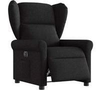 vidaXL Fauteuil inclinable électrique Noir Tissu