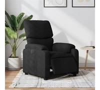 vidaXL Fauteuil réglable électrique tissunoir Or G