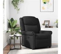 vidaXL Fauteuil inclinable Marron brillant Similicuir