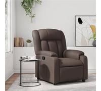 Fauteuil inclinable Marron Similicuir