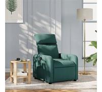 Vidaxl Fauteuil Inclinable Vert Foncé Tissu Vert