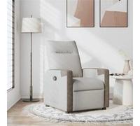 Fauteuil réglable tissu wolk gris