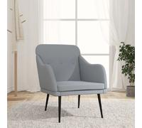 vidaXL Fauteuil Relax - Gris clair