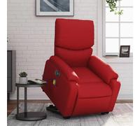 vidaXL Fauteuil Relax - Rouge Similicuir
