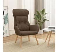 Vidaxl Chaise De Relaxation Marron Tissu Marron