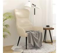 vidaXL Chaise de relaxation - Crème
