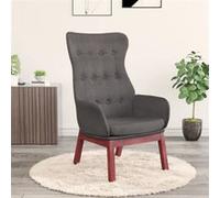 vidaXL Fauteuil relax en tissu Gris foncé