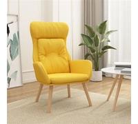 vidaXL Chaise de relaxation Jaune