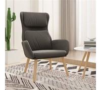 vidaXL Chaise de Relaxation Gris Foncé
