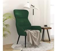 Vidaxl Fauteuil relaxant - Vert foncé