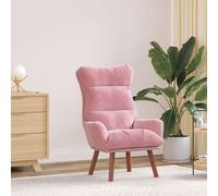 Vidaxl Fauteuil Relaxant En Velours Rose Rose