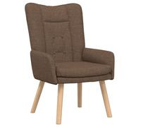 vidaXL Fauteuil Relaxant Tissu Marron