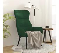 Vidaxl Fauteuil relaxant - Vert foncé