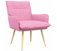 vidaXL Fauteuil Rose Tissu