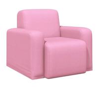 vidaXL Fauteuil Rose Tissu, Fauteuil Chic, Assise Moderne pour Salon et Chambre, Confort dans Un Tissu Douillet, Chaise relaxante