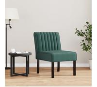 vidaXL Fauteuil sans accoudoirs 352453 – Velours vert foncé