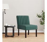 vidaXL Fauteuil sans accoudoirs 352453 – Velours vert foncé
