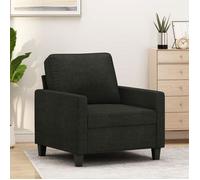 Fauteuil Noir 60 cm Tissu Noir G