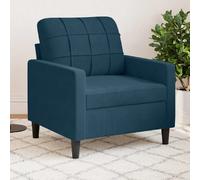 Fauteuil Bleu 60 cm Velours