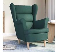 vidaXL Fauteuil - Vert foncé