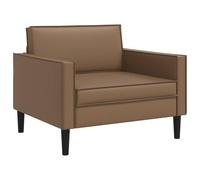 vidaXL Fauteuil XL Cappuccino Simili Cuir