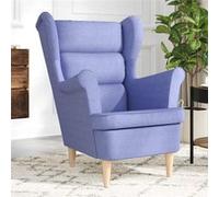vidaXL Fauteuil 4016906 – fauteuil relax en tissu bleu jean 74x84x100 cm