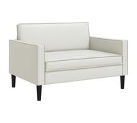 vidaXL Fauteuil XXL Blanc Simili Cuir
