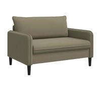 vidaXL Fauteuil XXL Kaki Velours