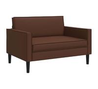 vidaXL Fauteuil XXL Marron Simili Cuir