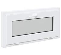 vidaXL Fenêtre pour cave RISOR, 80 x 40 cm, PVC et verre