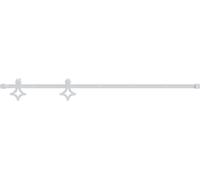 vidaXL Ferrure de porte coulissante 200 cm acier blanc