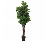 vidaXL Ficus lyrata artificiel 180 feuilles 150 cm vert