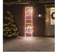 vidaXL Figurine Père Noël 200 cm - LED