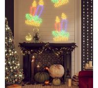 vidaXL Figurine Bougie Noël 144 LED
