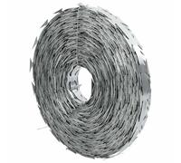 vidaXL Fil barbelé Concertina Acier galvanisé 500 m