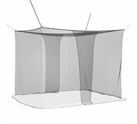 vidaXL Filet anti-moustiques pour lit 156 mailles 3 pcs Noir Polyester