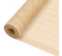 vidaXL Filet brise-vue Moustiquaire d'intimité Beige 1,8x25 m PEHD 75 g/m²